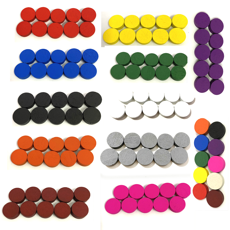 Board Game Economy - 100 peças de diâmetro 15*5mm peças