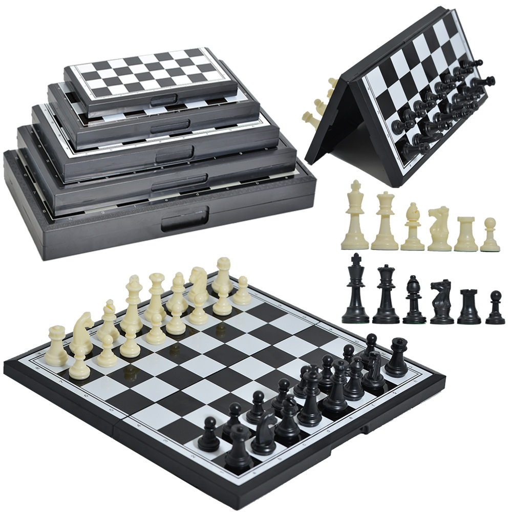 Board Game Yearbook - Tabuleiro de Xadrez Magnético Dobrável, Jogo