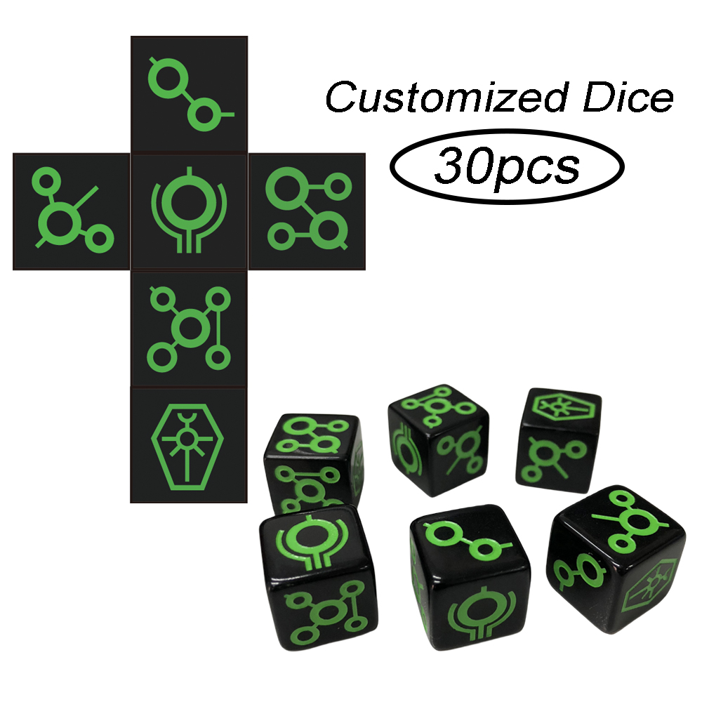 Board Game Logo - T & G-personalizado D6 Dice Logo