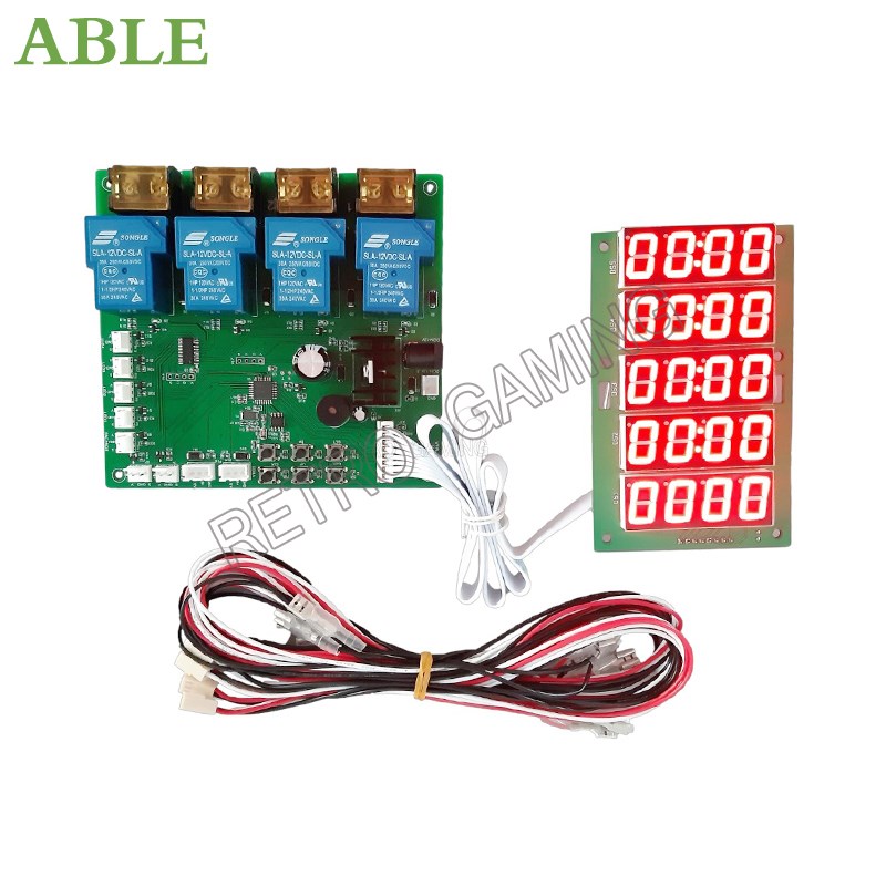 Board Game Economy - JY-215 contador embutido 4 canais placa