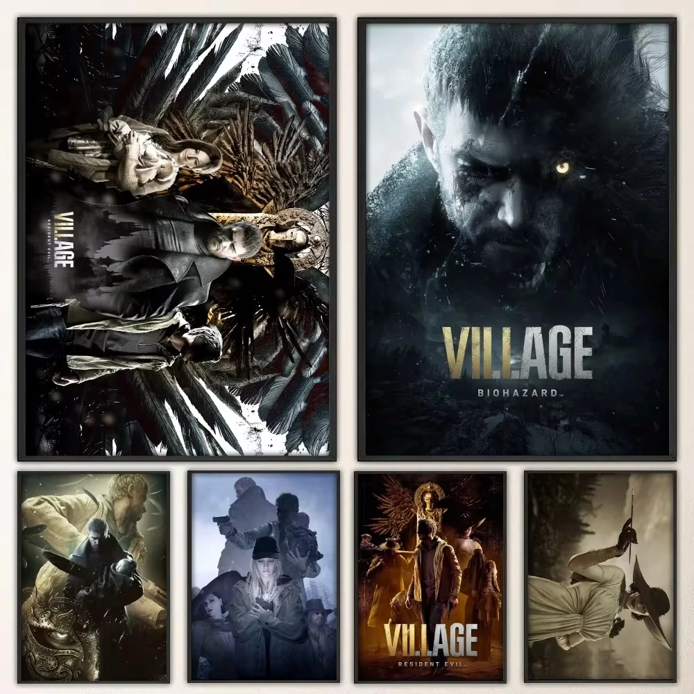 Board Game Resident Evil - Resident-Evil 8 Village Pintura Canvas, Hot