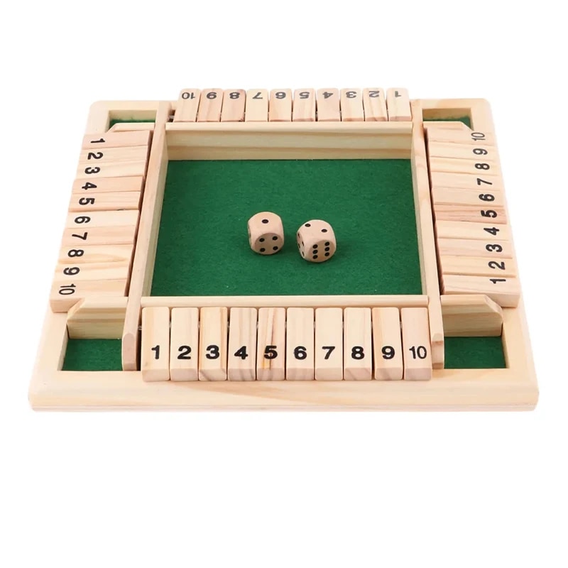 Board Game Organization - Deluxe quatro lados 10 números fechar