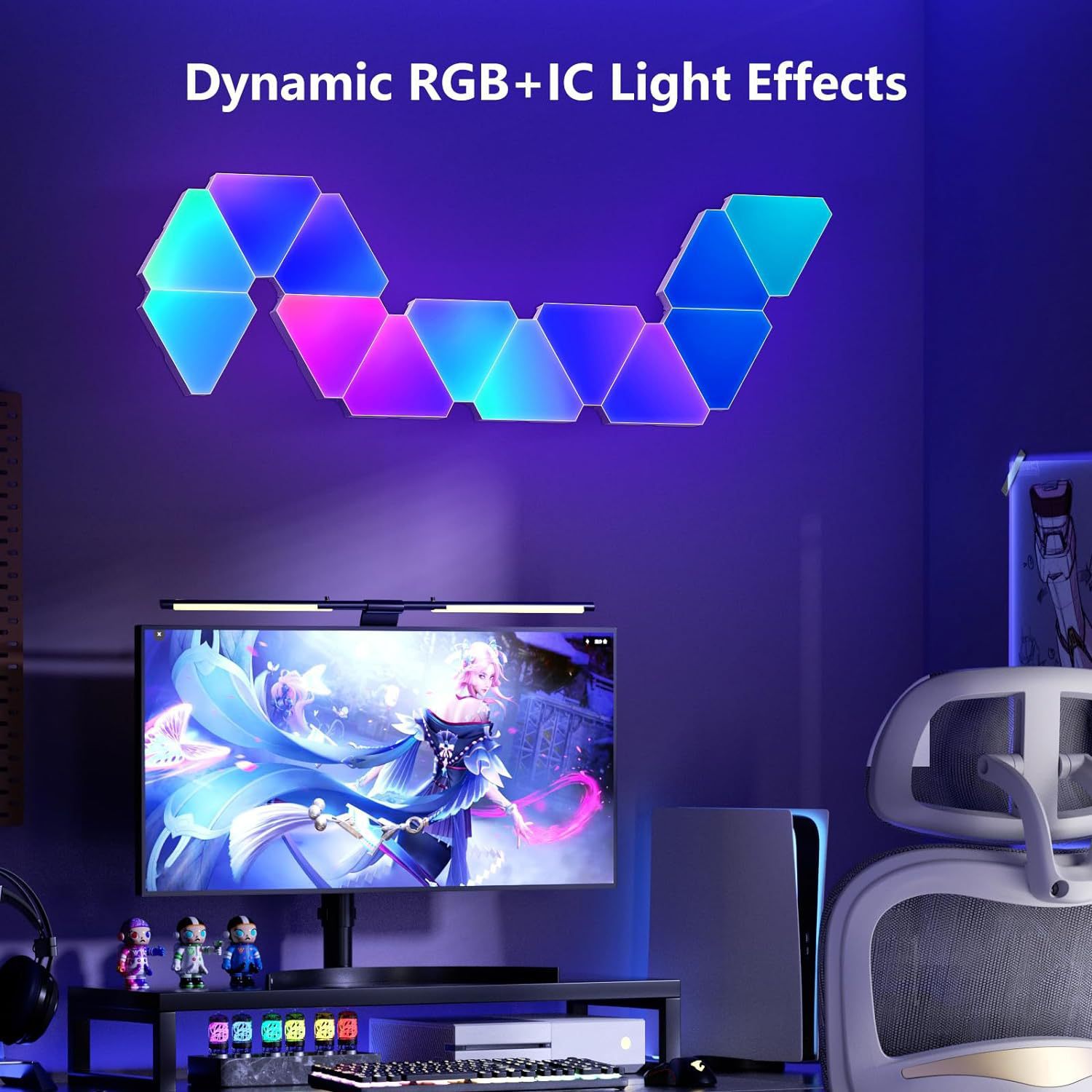 Luz de Painel Triangular RGB W - Board Game Room avaliação e preço