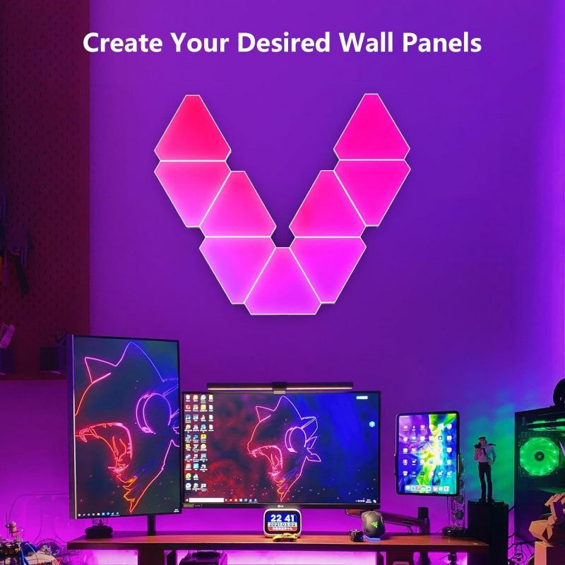 Luz de Painel Triangular RGB W - Board Game Room avaliação e preço