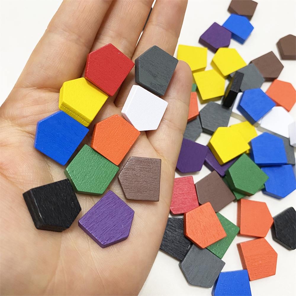 50 peças 16*16mm casa de madei - Board Game Economy avaliação e preço