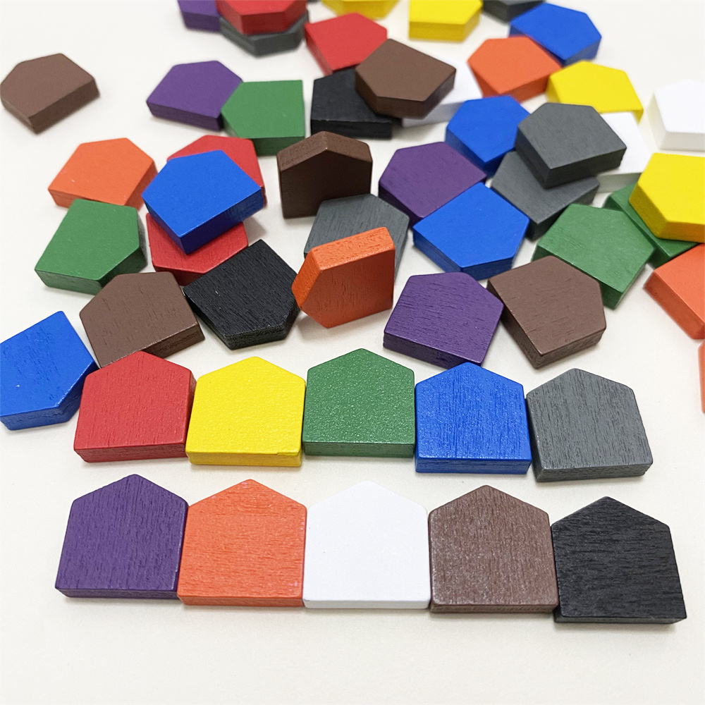 50 peças 16*16mm casa de madei - Board Game Economy avaliação e preço