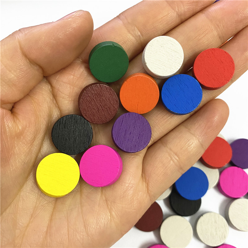 50 peças 15*5mm 11 cores disco - Board Game Economy avaliação e preço