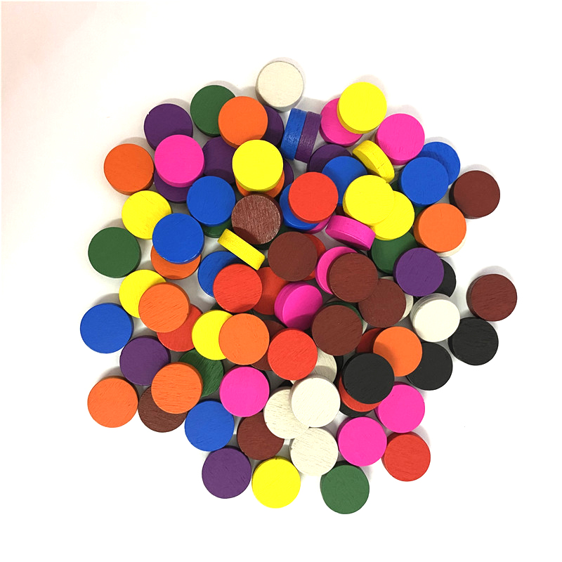 50 peças 15*5mm 11 cores disco - Board Game Economy avaliação e preço