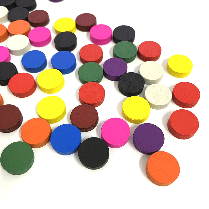 50 peças 15*5mm 11 cores disco - Board Game Economy avaliação e preço