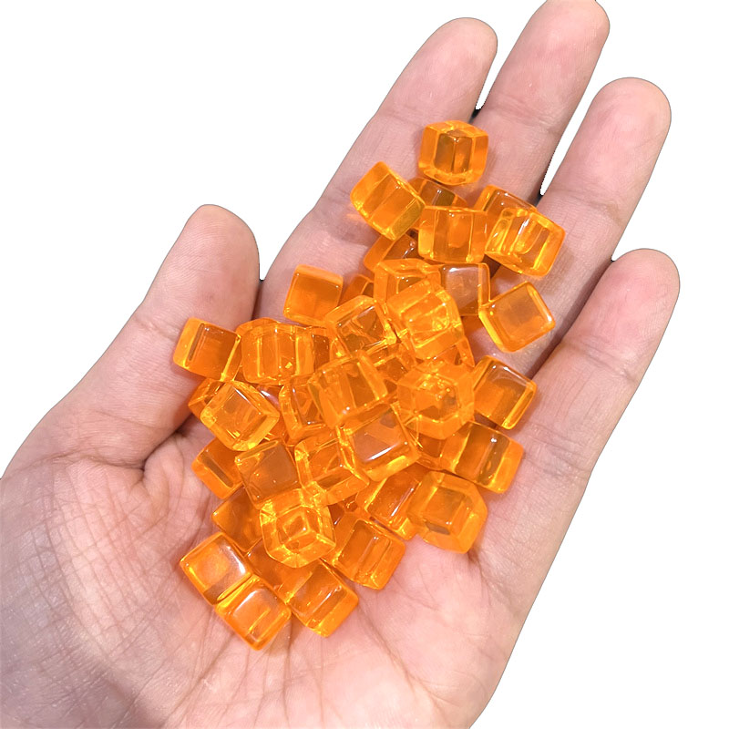 100 pçs/set 8mm cubo claro dad - Board Game Economy avaliação e preço