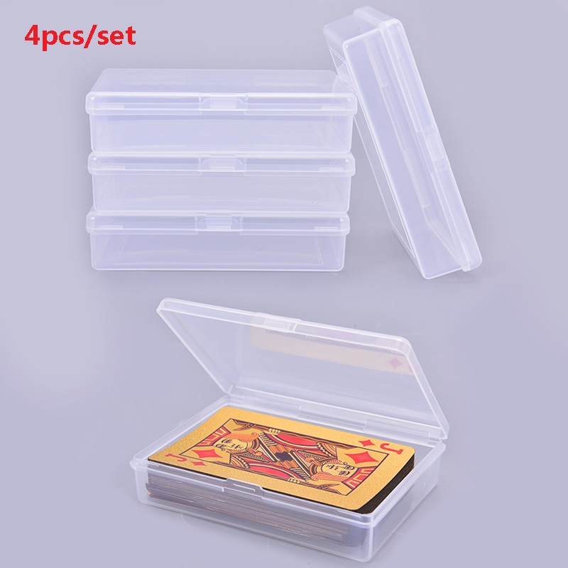 4 pces 10*7*2.4cm transparente - Board Game Organization avaliação e preço