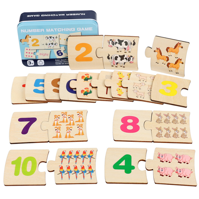 Crianças caixa de ferro número - Board Game Organization avaliação e preço