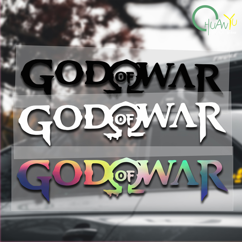 God of War Game Logo Car Adesi - Board Game Logo avaliação e preço