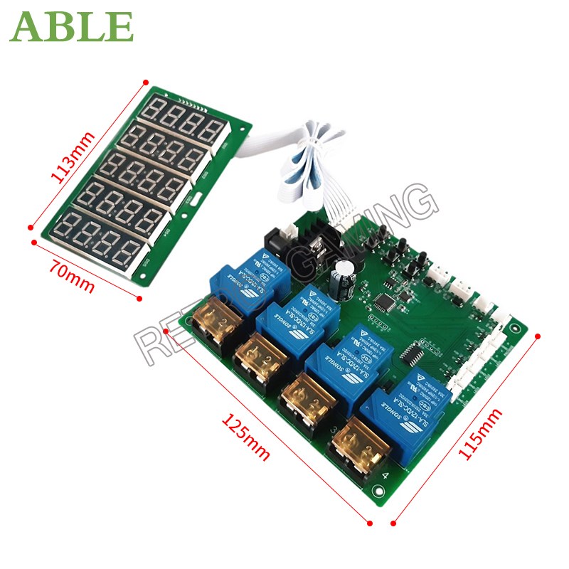 JY-215 contador embutido 4 can - Board Game Economy avaliação e preço
