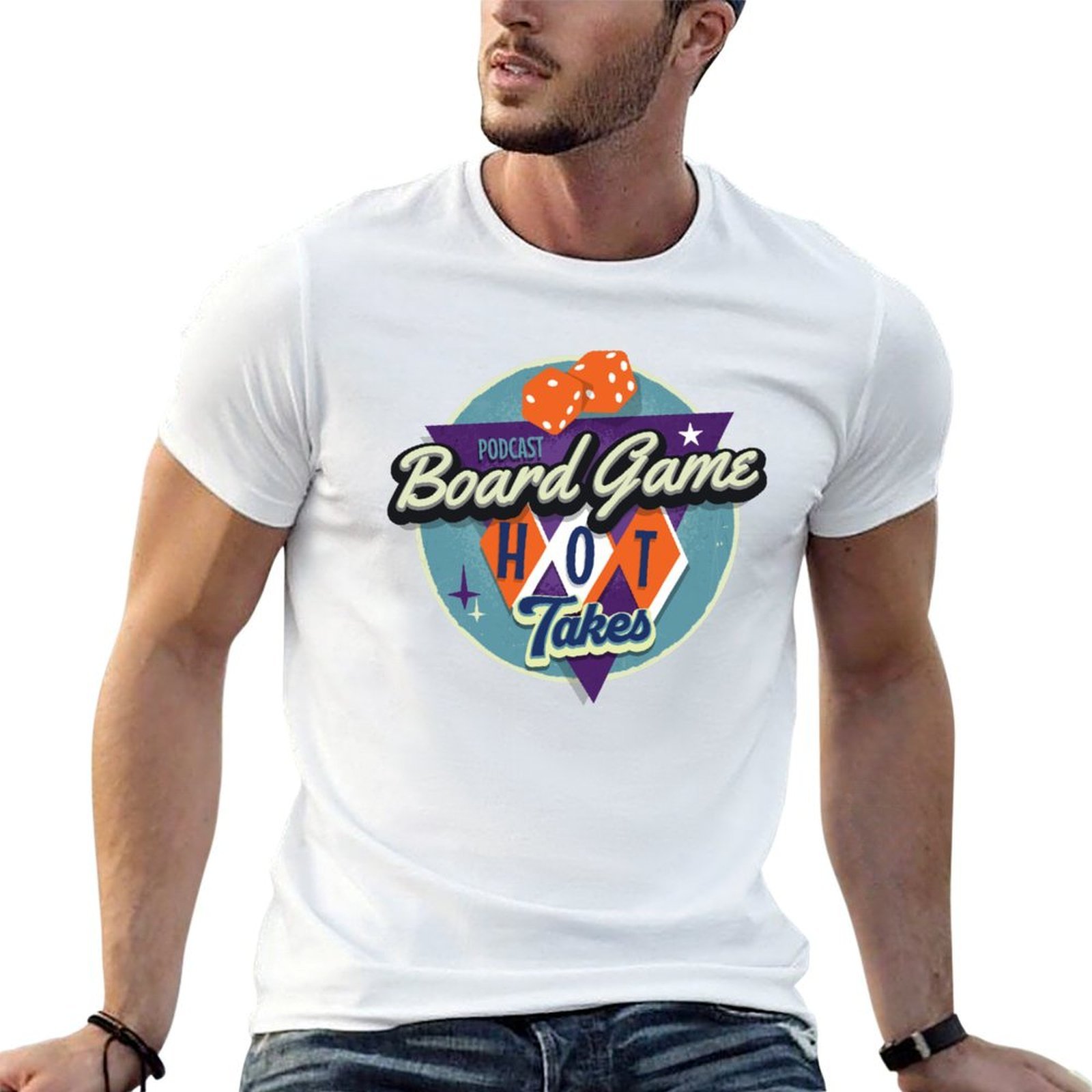 Camiseta com logotipo do podca - Board Game Logo avaliação e preço