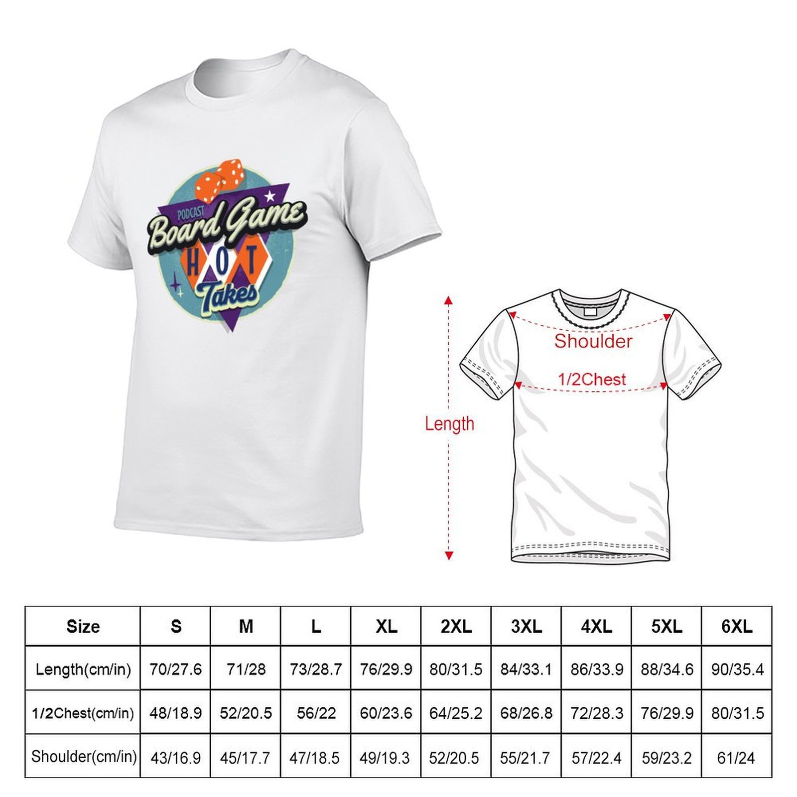 Camiseta com logotipo do podca - Board Game Logo avaliação e preço