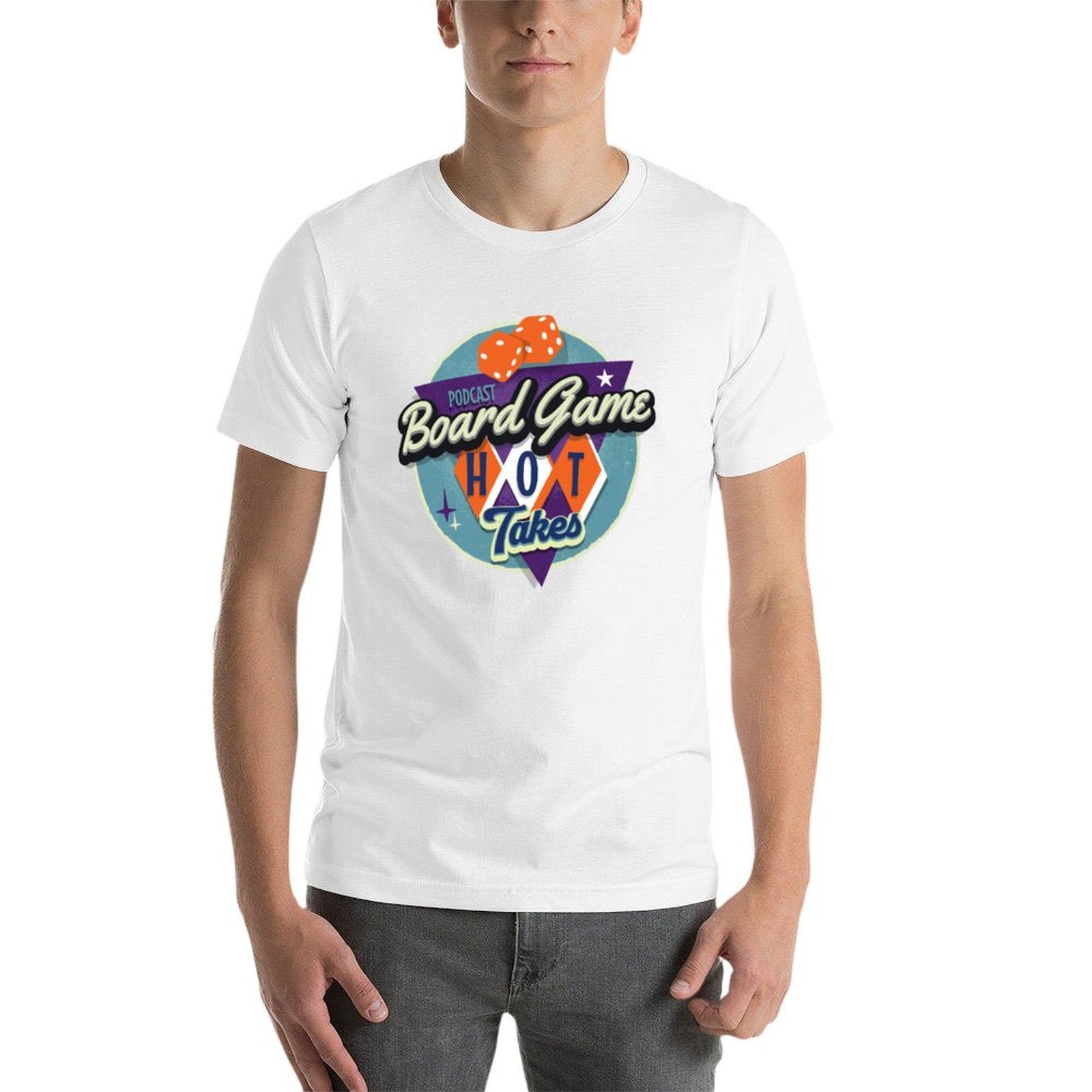 Camiseta com logotipo do podca - Board Game Logo avaliação e preço