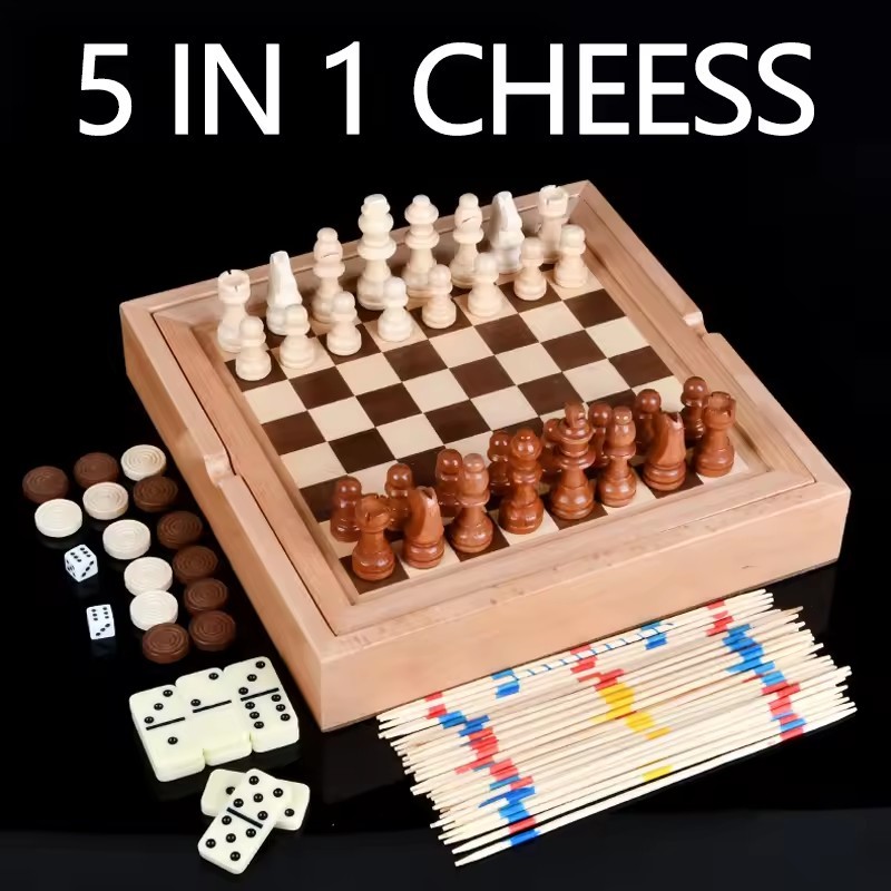 Tabuleiro de Xadrez de Madeira - Board Game Yearbook avaliação e preço